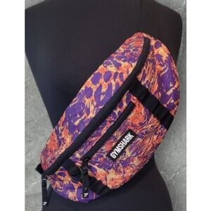 Gymshark Crossbody Belt Bag Orange Purple Athleisure Unisex